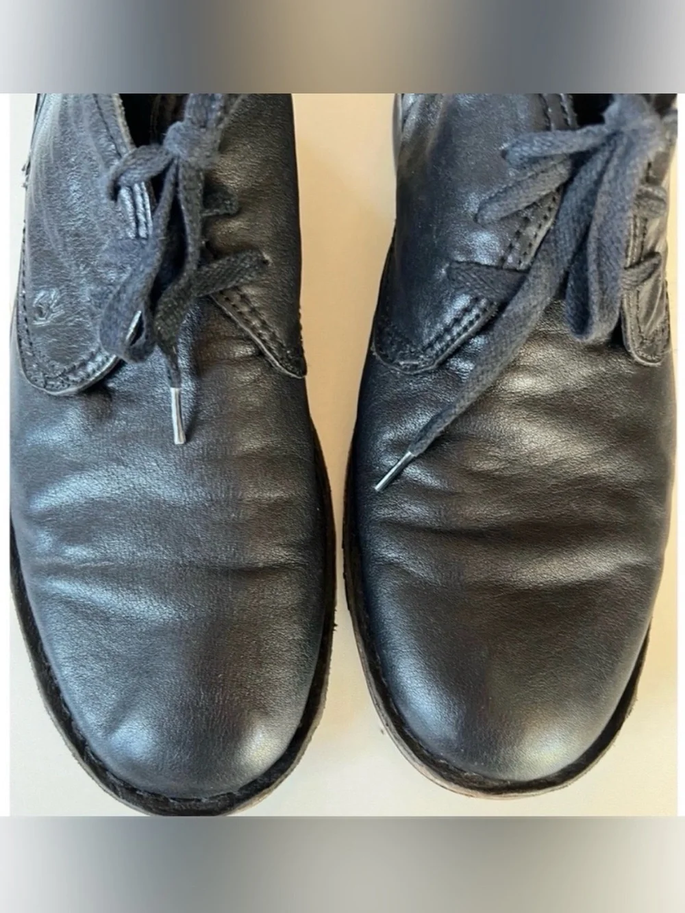 John Varvatos Star Hipster Chukka Black Leather Boots 10.5